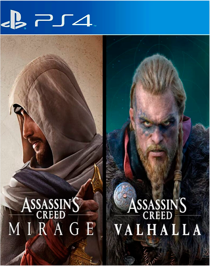 lote assassin's creed mirage y assassin's creed valhalla